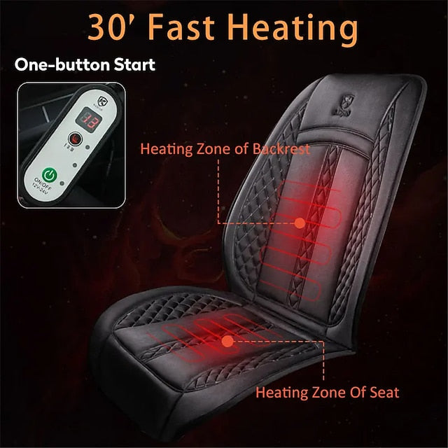 12V Car Universal Winter Warm Electric Heated Seat Cushion