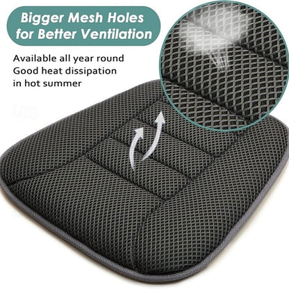 Universal Car Breathable 3D Air Mesh Seat Pad Non-Slip Seat Cushion
