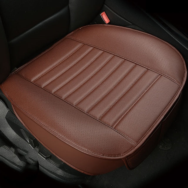 Car Seat Cushion Universal 5D Charcoal Leather Breathable Seat Protector