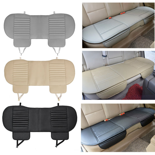 PU Leather Car Rear Seat Covers Universal Seat Protector Seat Cushion Pad Mat