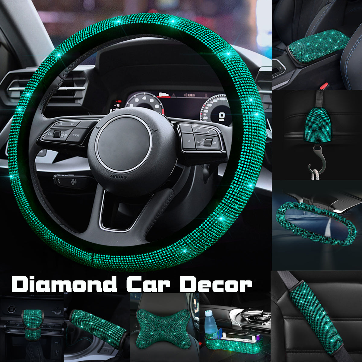 Car Universal Luxury Diamond Interior Decor
