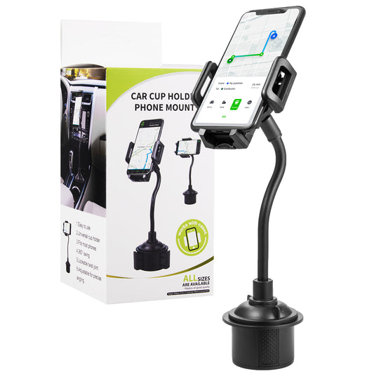 Car Universal Adjustable Rotatable Cup Holder Phone Mount