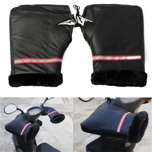 Motorcycle Bike Winter HandleBar Grip Muffs Hand Waterproof Cover