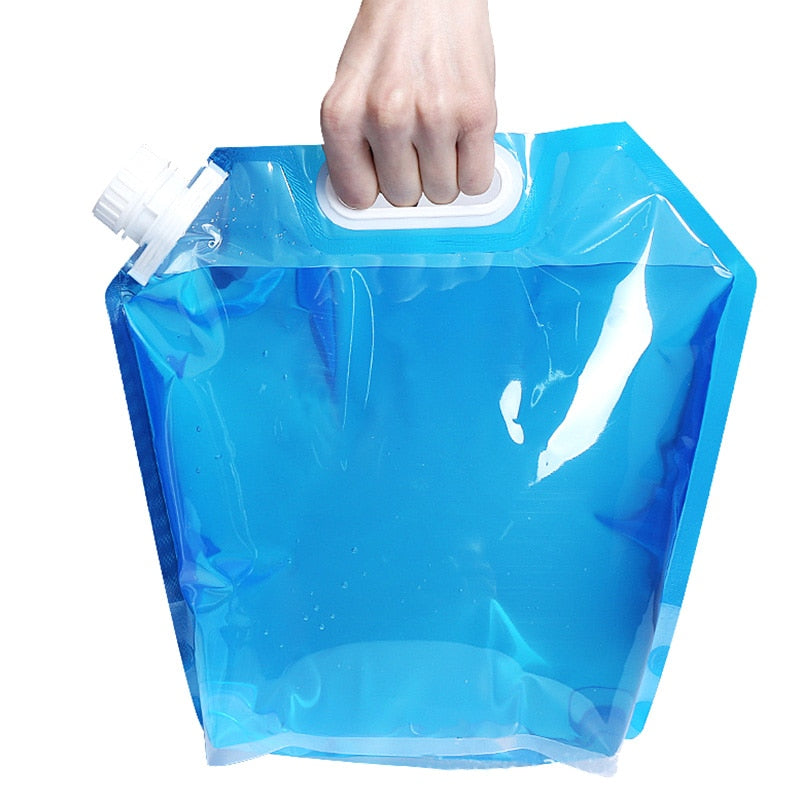 Car Water Carrier Outdoor Foldable Drinking Water Bag Portable 10L