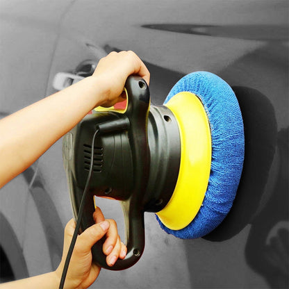 Car Microfiber Polisher Bonnets Polishing Pads Wax Wash Buffer 10 Pcs