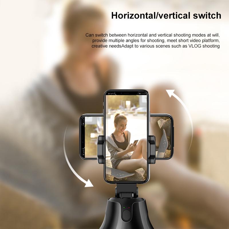 Auto Tracking Smart Shooting Phone Holder Gimbal 360 Rotation Selfie Stick