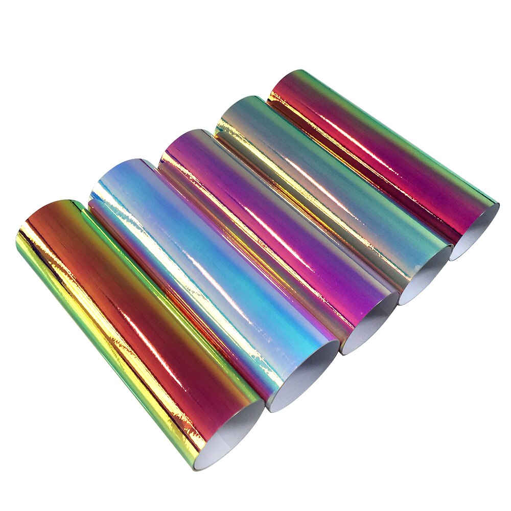 Holographic Rainbow Chrome Car Stickers Laser Plating Vinyl Film