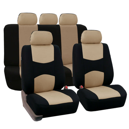 Car Seat Cover Front Back Seat Patchwork 4-Pcs/ 9- Pcs Set