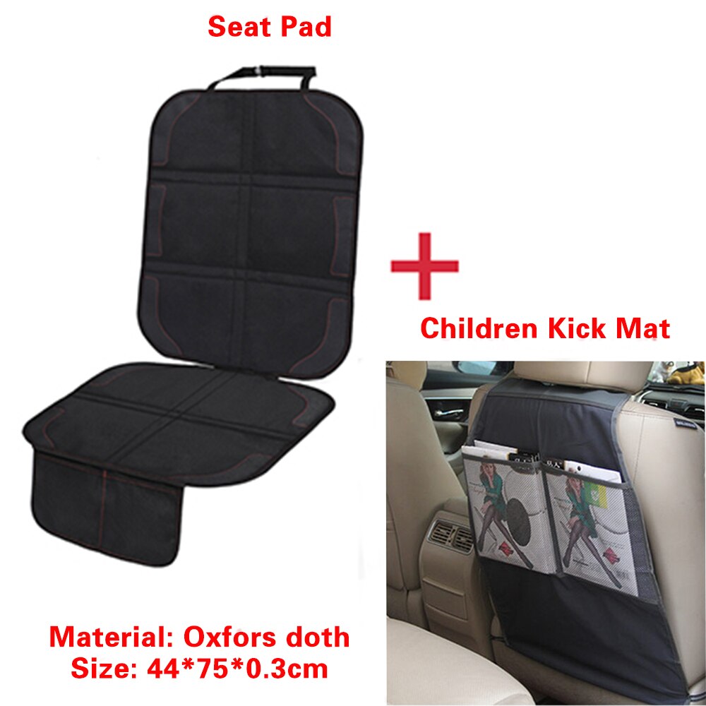 Baby Car Safety Seat Rear Oxford Cotton Luxury Leather Protector Cover