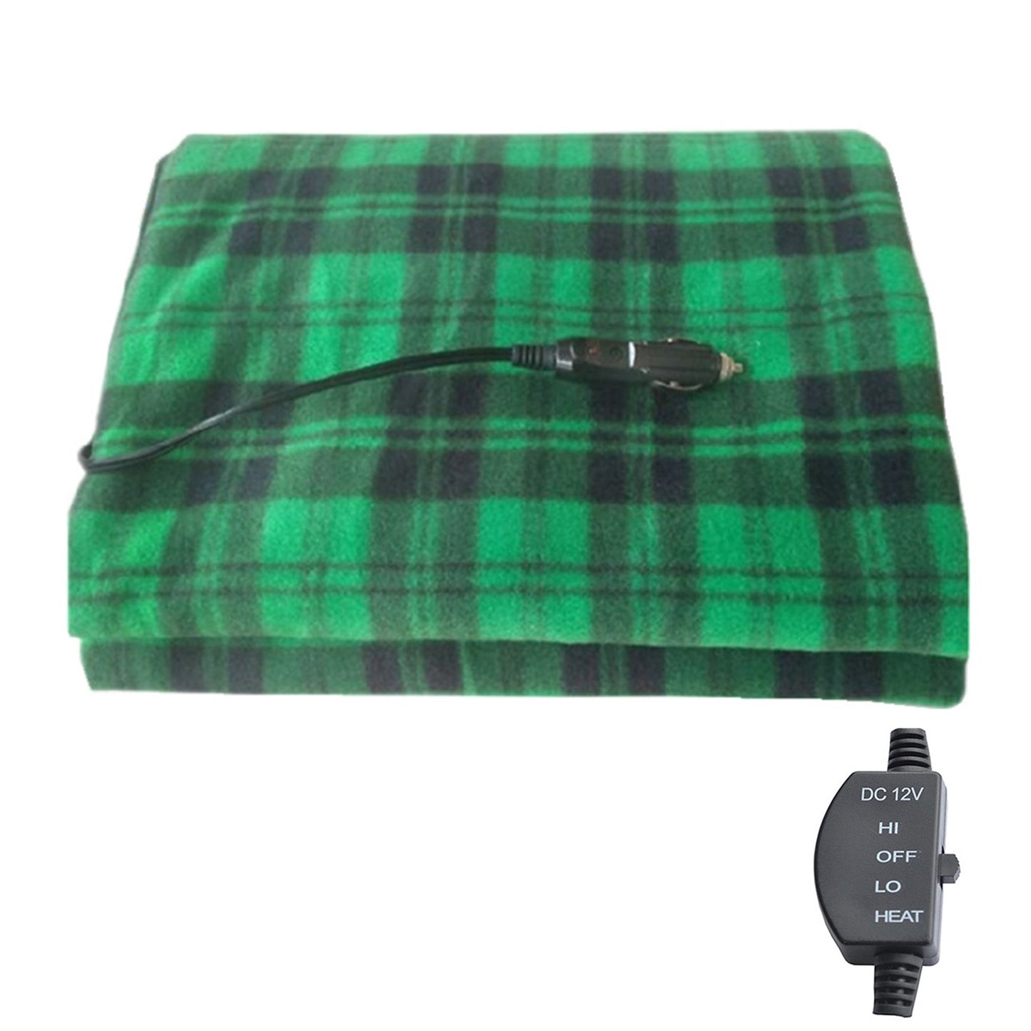 Electric Throw Cold Weather Fleece Cozy Heated Blanket Warming Cushion
