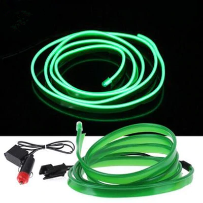 Car EL Wire Led Lights Neon LED lamp Rope Tube Strip For Volkswagen Polo Passat BMW