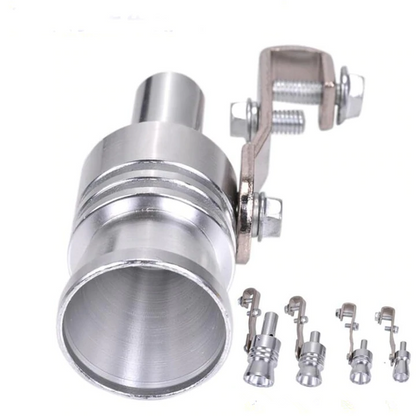 Car Exhaust Fake Turbo Whistle Pipe Sound Muffler Blow Off Valve Universal Simulator Whistler Replace Parts