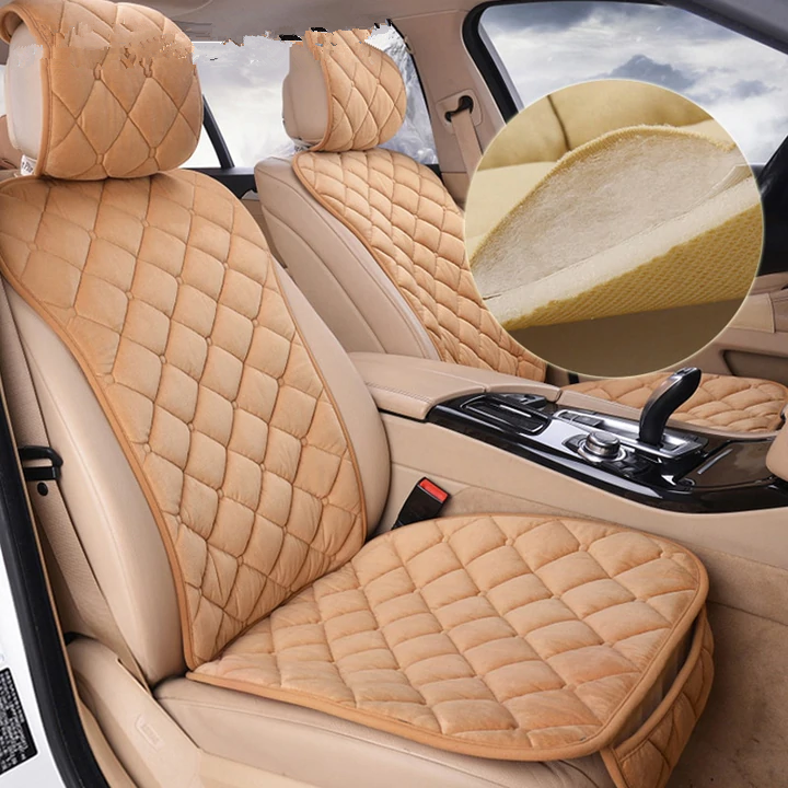 Car Seat Universal Breathable Soft  Plush Pads Chair Full Mats