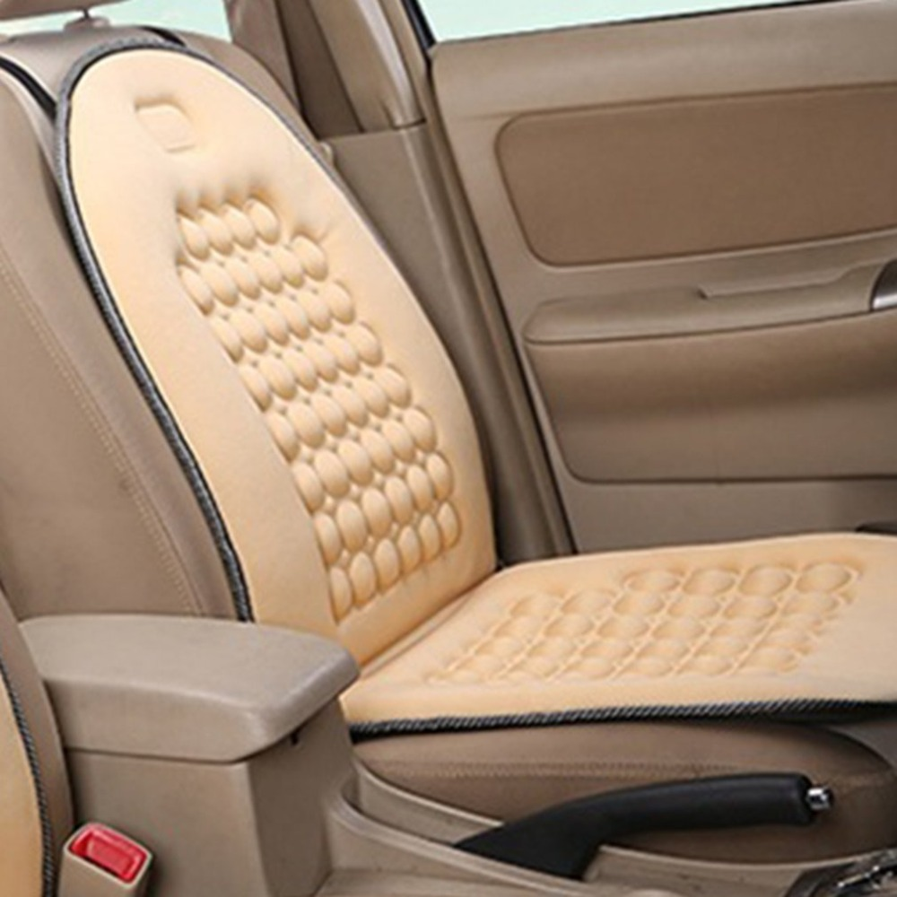 Car Seat Cushions Black Massage Therapy Lumbar Cushion
