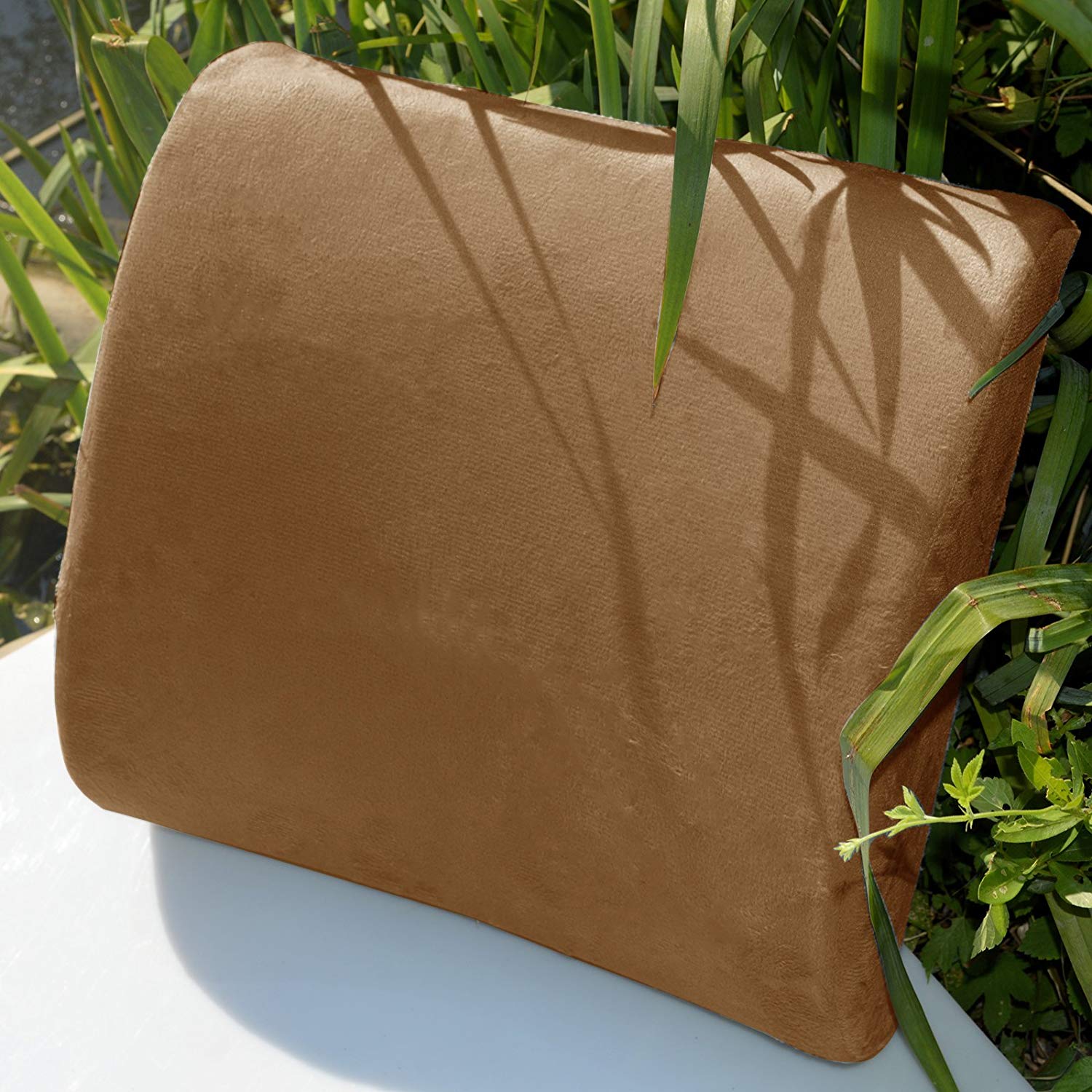 Car Cushion Premium Memory Foam Lumbar Back Support Seat Office Chair