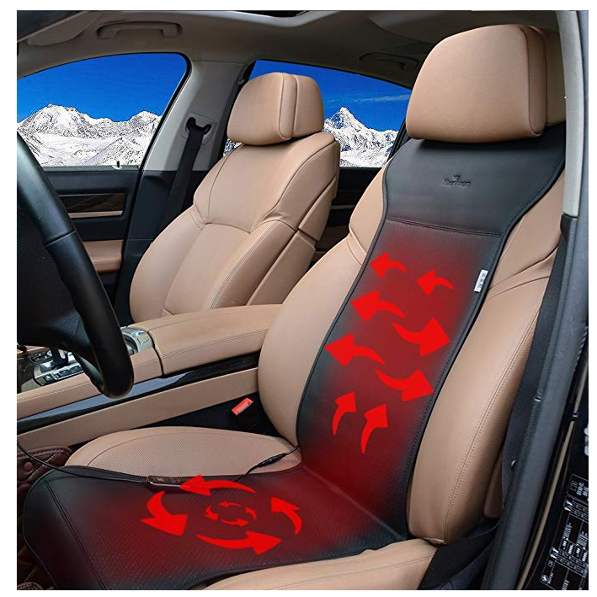 Car Seat Heated Cushion Cover with Intelligent Temperature Controller