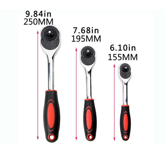 Car Professional Hand Tools Ratchet Wrench Chrome Steel High Torque 1Pcs