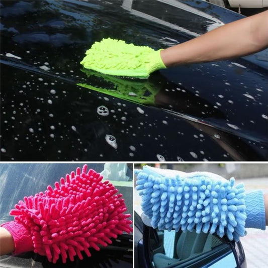 Cleaning Glove Microfiber Washable  Super Mitt Cleaning Gloves Car Accessories 1 Pcs