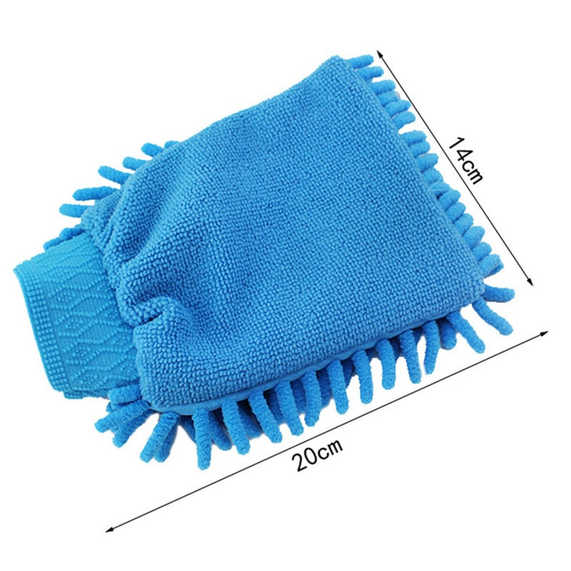 Cleaning Glove Microfiber Washable  Super Mitt Cleaning Gloves Car Accessories 1 Pcs