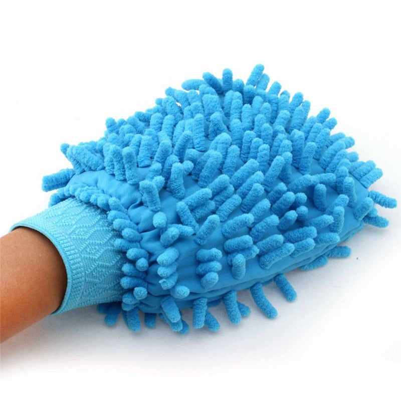 Cleaning Glove Microfiber Washable  Super Mitt Cleaning Gloves Car Accessories 1 Pcs