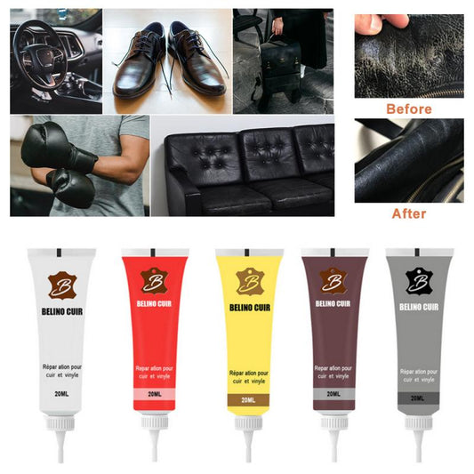 Car Leather Repair Gel Complementary Color Repair Scratches Crack