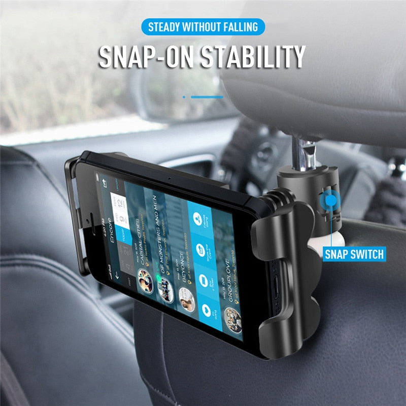 Car Phone Holder Universal Stand Chair Back Ipad Adjustable Holder