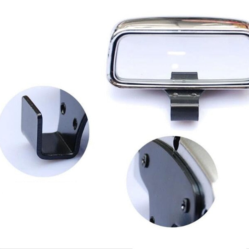 Universal Car Mirror Blind Spot Mirror Rotation Adjustable Rear View Mirror 1pcs