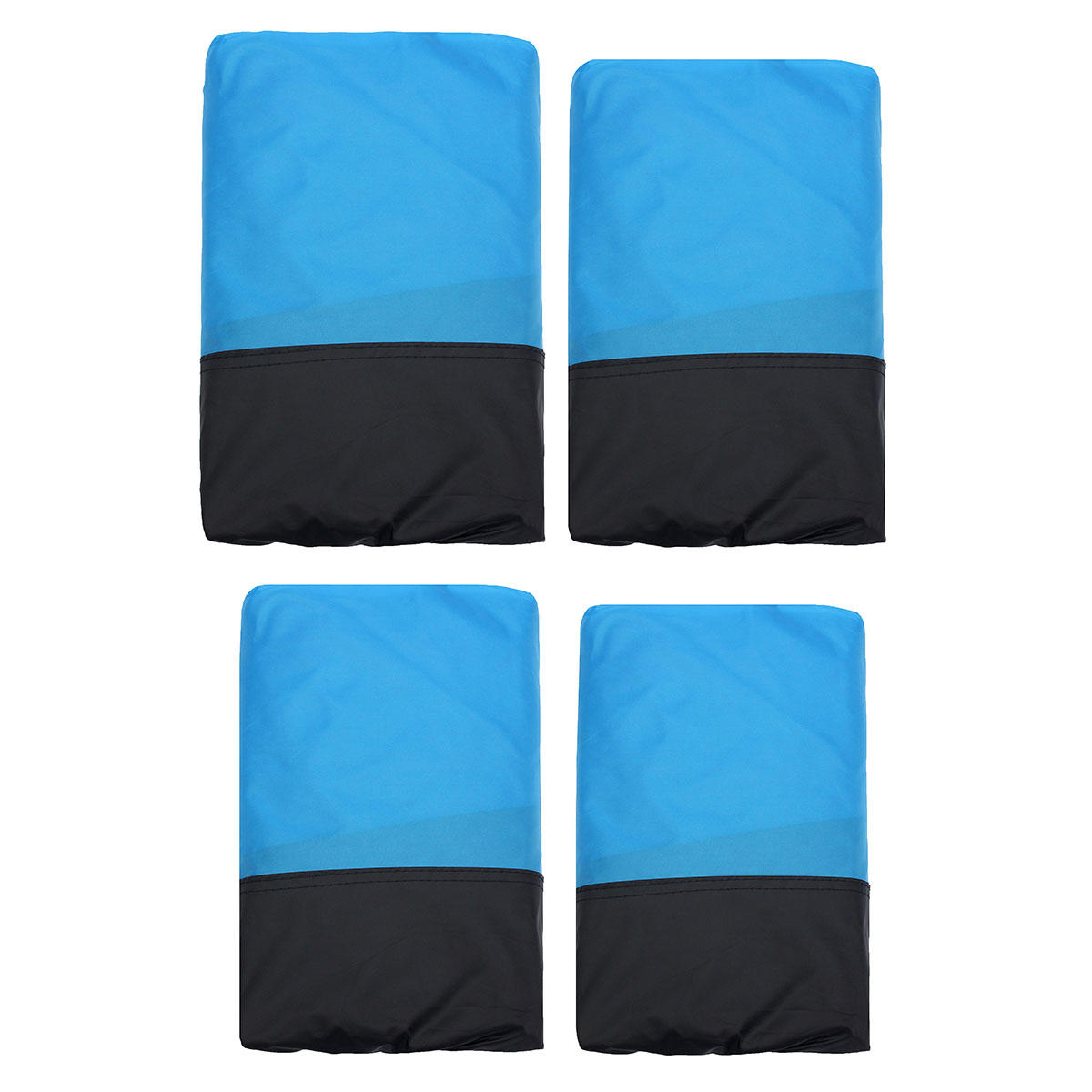 Motorcycle Waterproof Cover Rain Dust Protector Blue Black