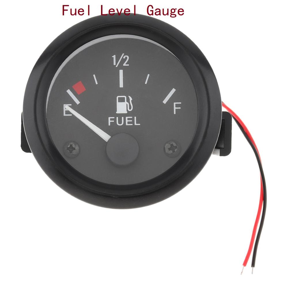Car Gauge Volt Ammeter Oil Water Pressure Voltmeter Temp 2" 52MM 12V