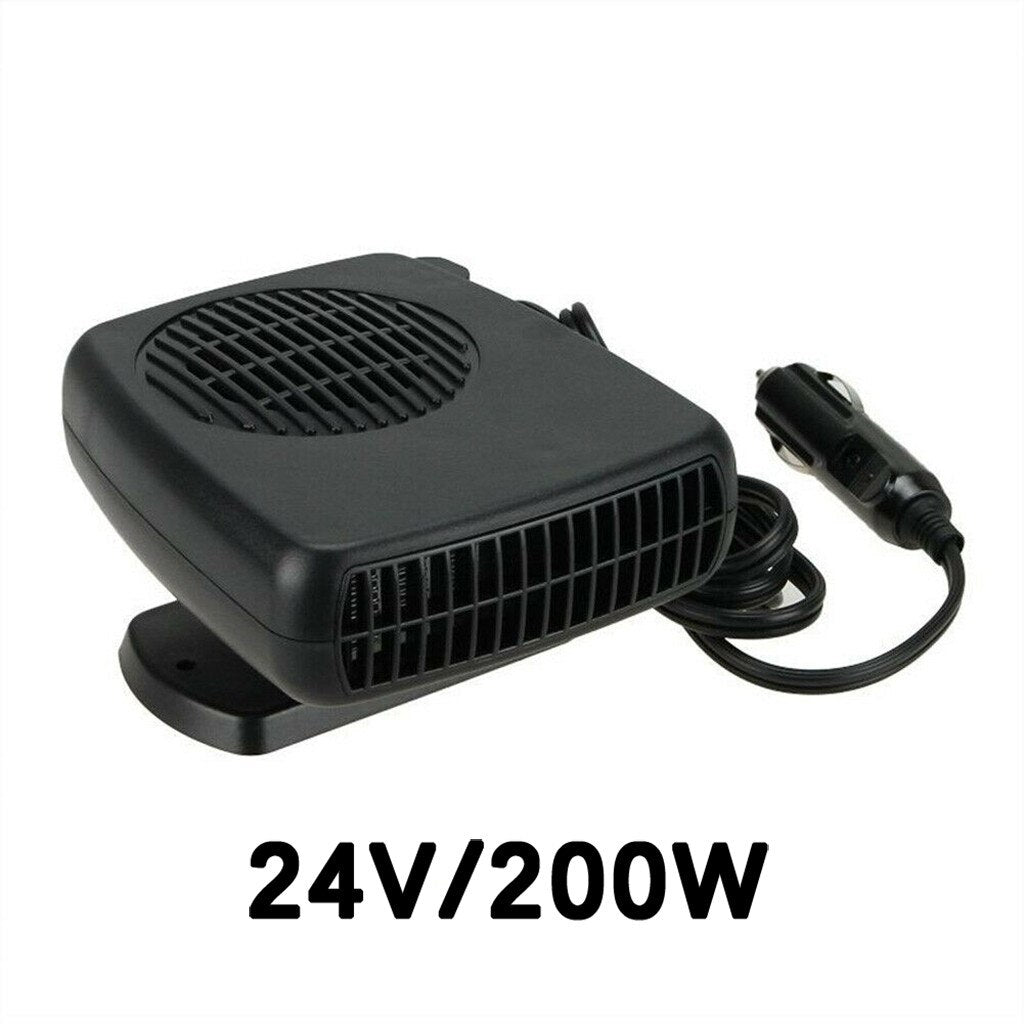 Auto Car Heater Portable Heating Defrosts 2 In 1 Defogger 12V/24V 200W