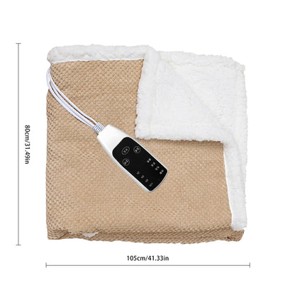 Electric Blanket Washable Double-sided Plush Warmer Heating Blanket Cushion