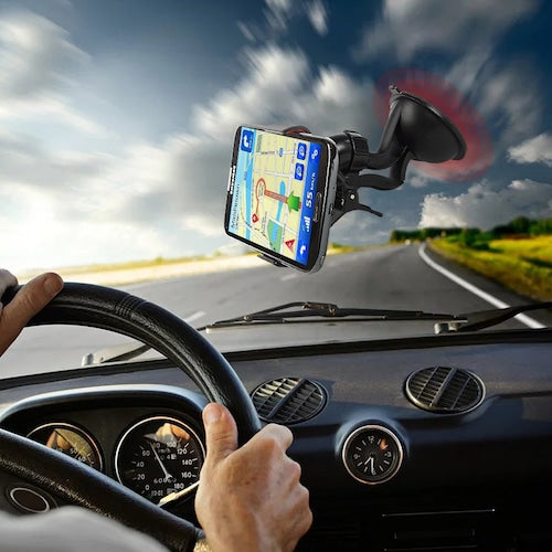 360 Degree Rotary Vacuum Chuck Car Phone Holder