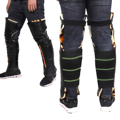 Motorcycle Protective kneepad Winter PU Leather