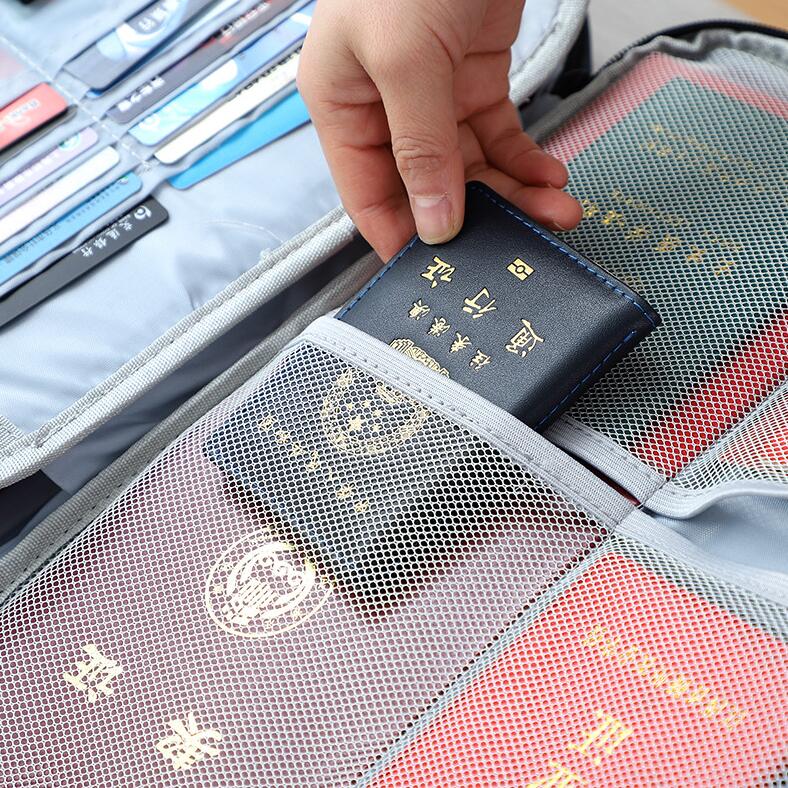 Waterproof Canvas Ultra-large Capacity File Folder Bag Document Organizer Storage