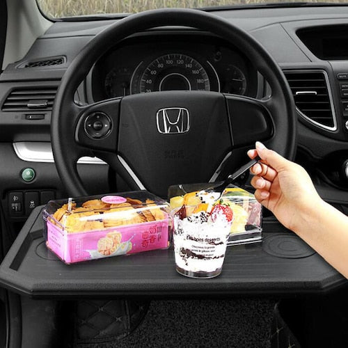 Automobile Steering Wheel Tray Small Table Steering Dining
