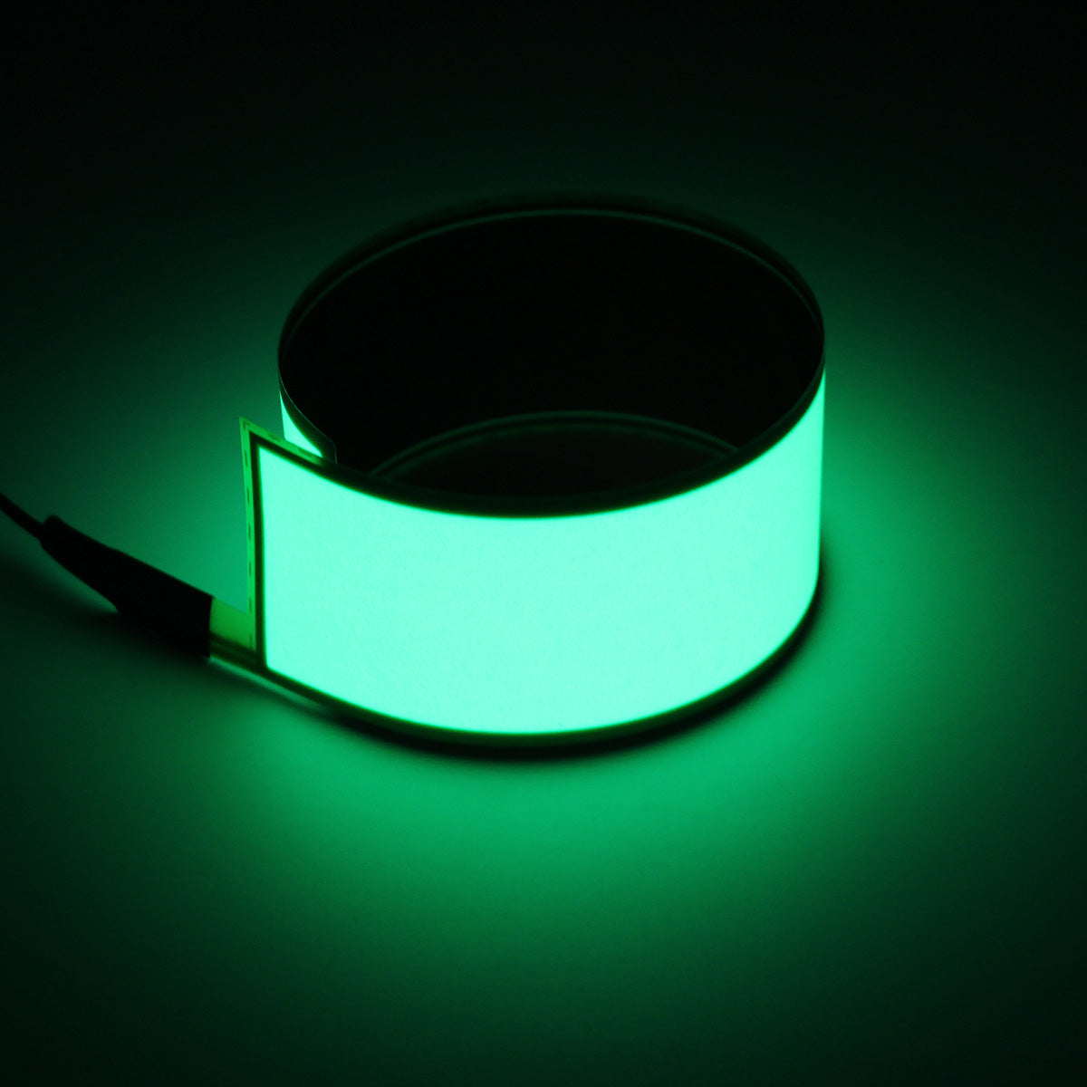 Flexible Electroluminescent Tape Panel Light Decorations 12x2 Inch