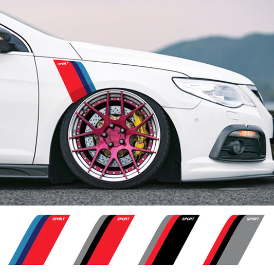 Car  Auto Stickers Vinyl Film Fender Wheel Brows Decal For BMW Benz Ford Audi