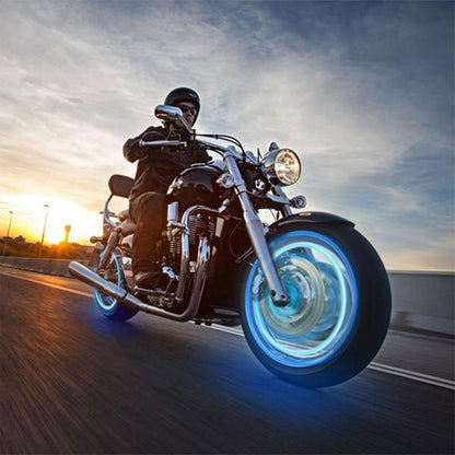 Motorcycle Premium LED Valve Caps For Wheels (2pcs)
