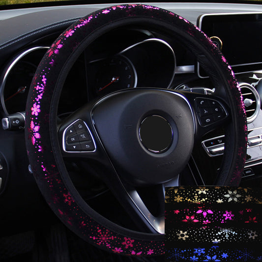 Car Truck Steering Wheel Anti-Slip Luxury Snow Covers