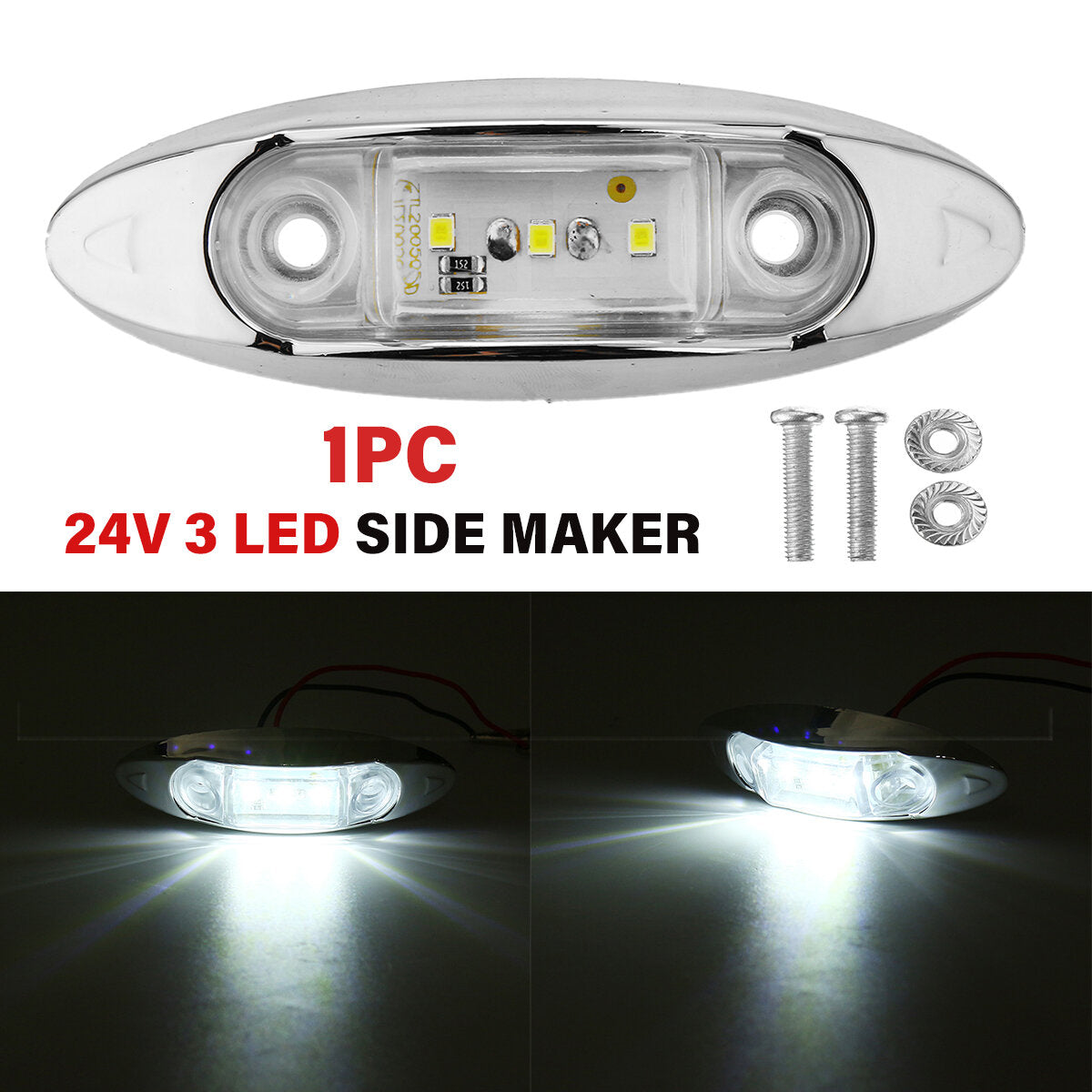 Side Marker Indicator Light Clearance Lamp Truck Trailer