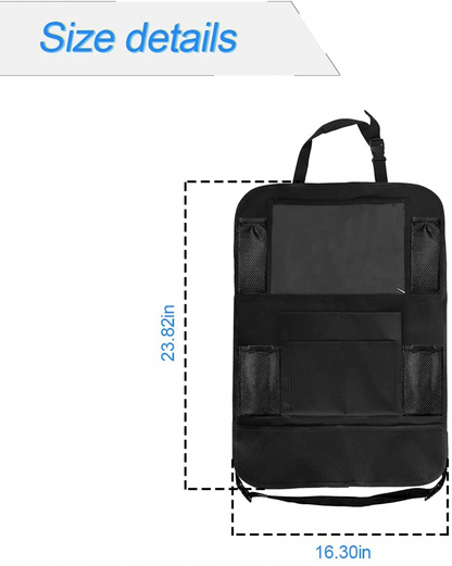 Car Seat Back Waterproof Organizers 9 Storage Pockets