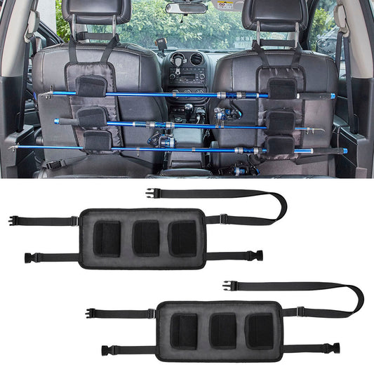 Auto Car Backseat Fishing Rod Holder Vehicle Organizer 2 Pcs