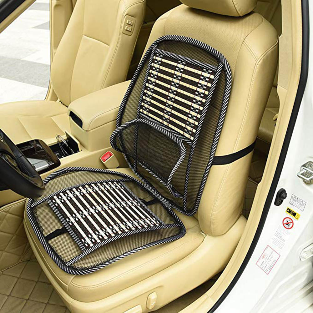Car Summer Breathable Waist Massage Cooling Mat Seat Cushion