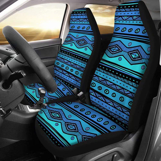 Car Front Seat Cushion Print Pattern Protector For Sedan SUV Truck