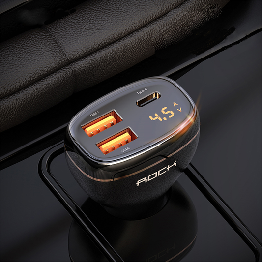 Car Three-Port Quick Led Charger