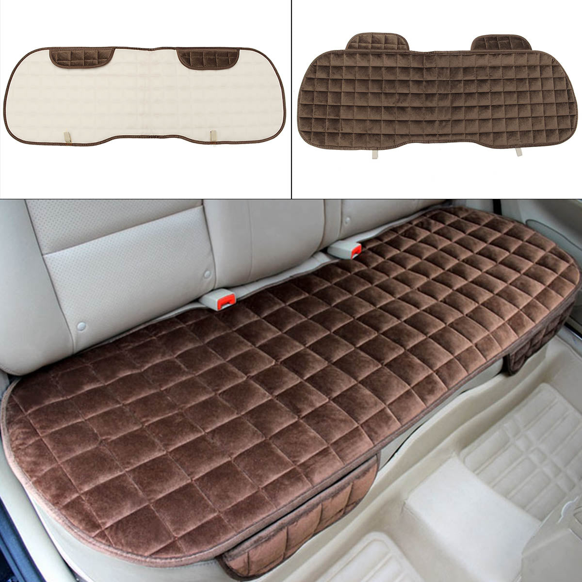 Car Universal Seat Cushion Square Rear Back Cover Protector Mat