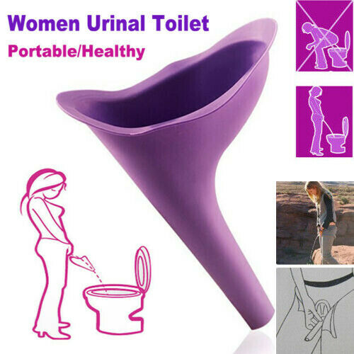Portable Female Woman Urinal Emergency Travel Silicone Urinals 3Pcs