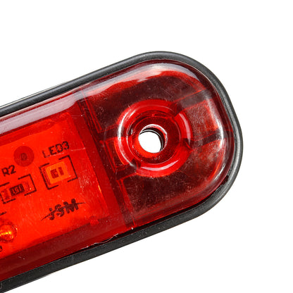 LED Side Marker Indicator Light Waterproof For Trailer Truck Bus Lorry Tools