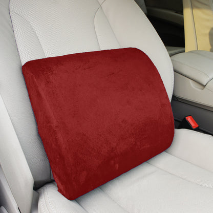 Car Cushion Premium Memory Foam Lumbar Back Support Seat Office Chair
