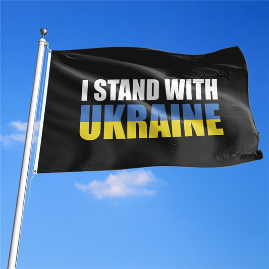 Ukraine Polyester Ukrainian Banner Flag 3ft x 5ft